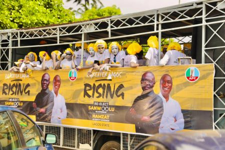 PHOTOs: Sanwo-Olu's 2nd Term Campaign Kicks Off In Multi-Dimensional Fashion