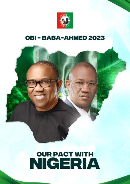 2023: Peter Obi, Baba-Ahmed Unveil Manifesto